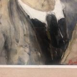 Autoportrait à l’aquarelle par Renée Prinz