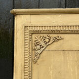 Directoire mirror or overmantel, stuccoed and painted wood, early 19th century.