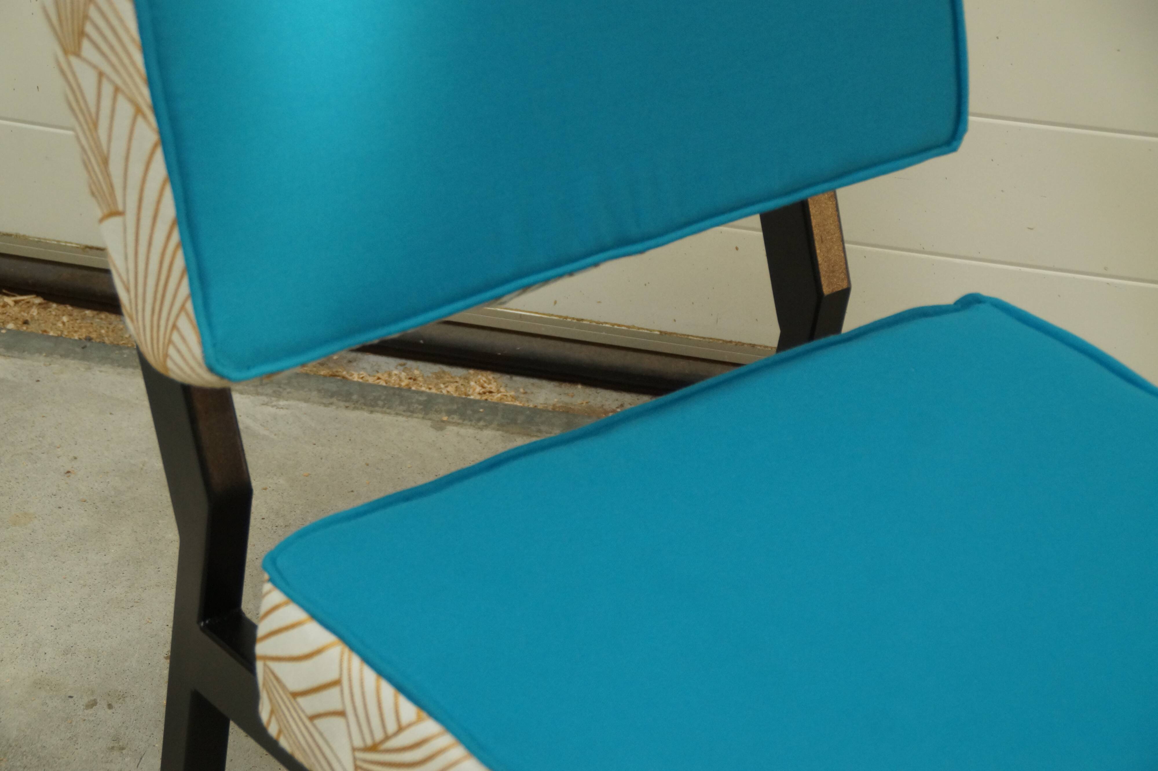 Restored vintage armchair