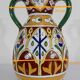 Polychrome vase in glazed earthenware, Nabeul – 1920