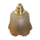 Baladeuse vintage tulipe verre fumé