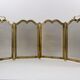 Firewall with four brass components with handles, made in Italy