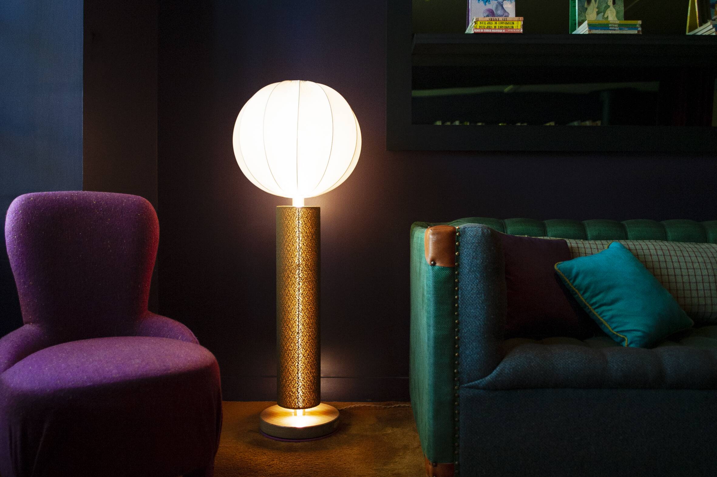 Mima #1 Floor Lamp, 2000s, Cotton / Angélique Delaire /