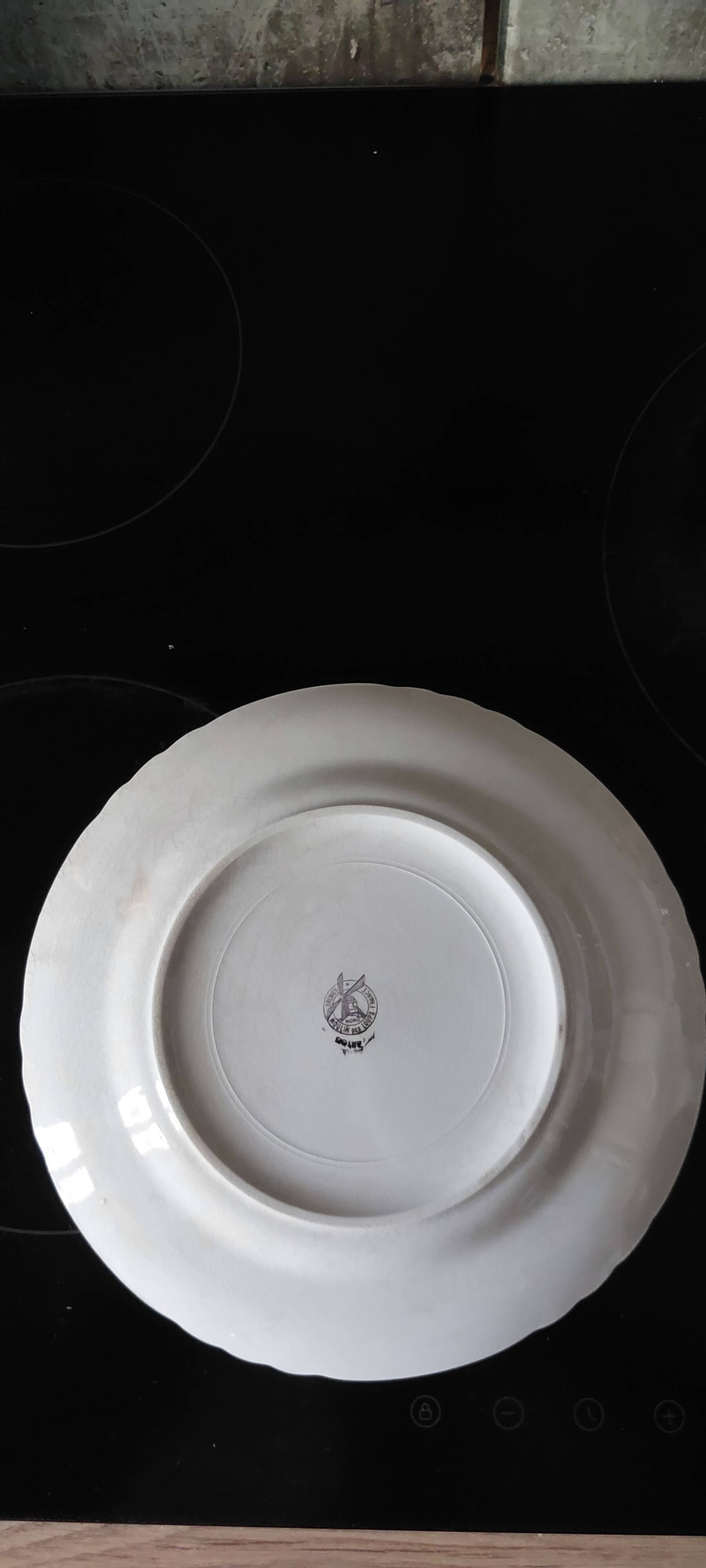 Assiette plate Moulin des loups