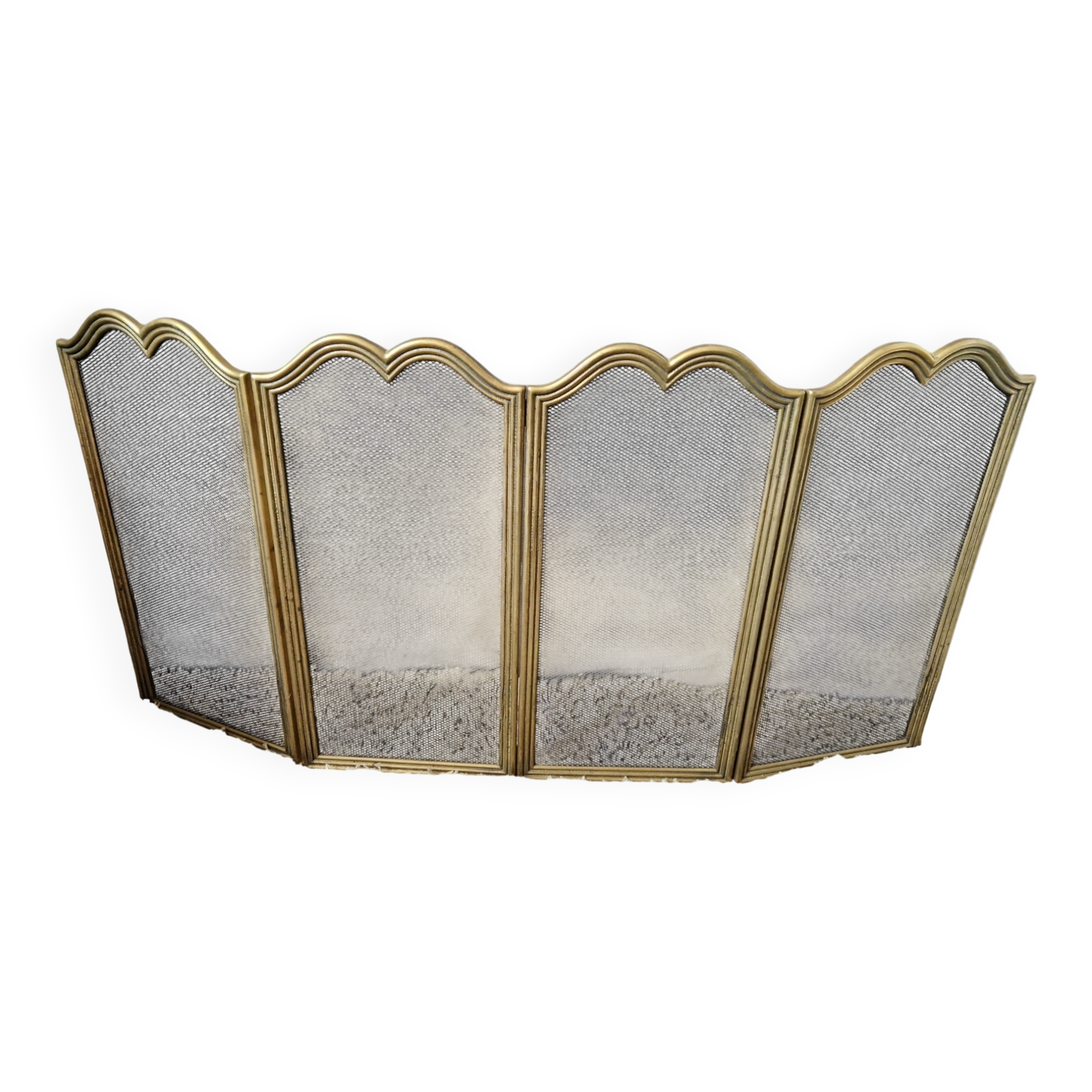 brass fire screen