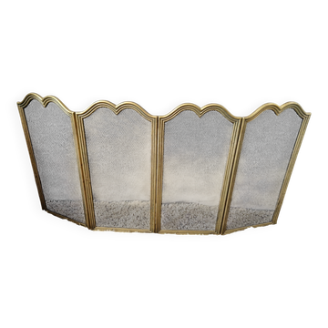 brass fire screen