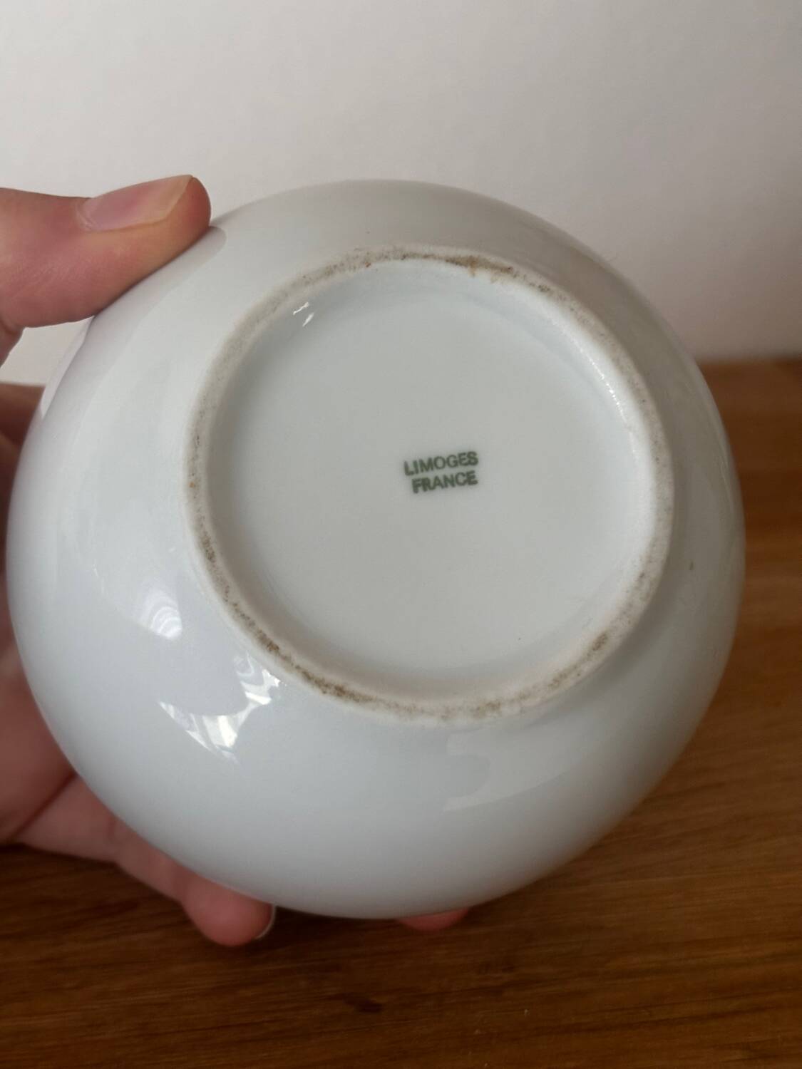 Vintage floral pique in Limoges porcelain