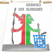 Vintage poster INRS 1982