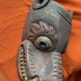 Masque tête de tigre africain