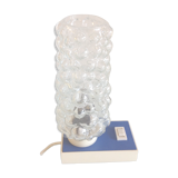 Bubbled glass bedside lamp by Helena Tynell 60/70