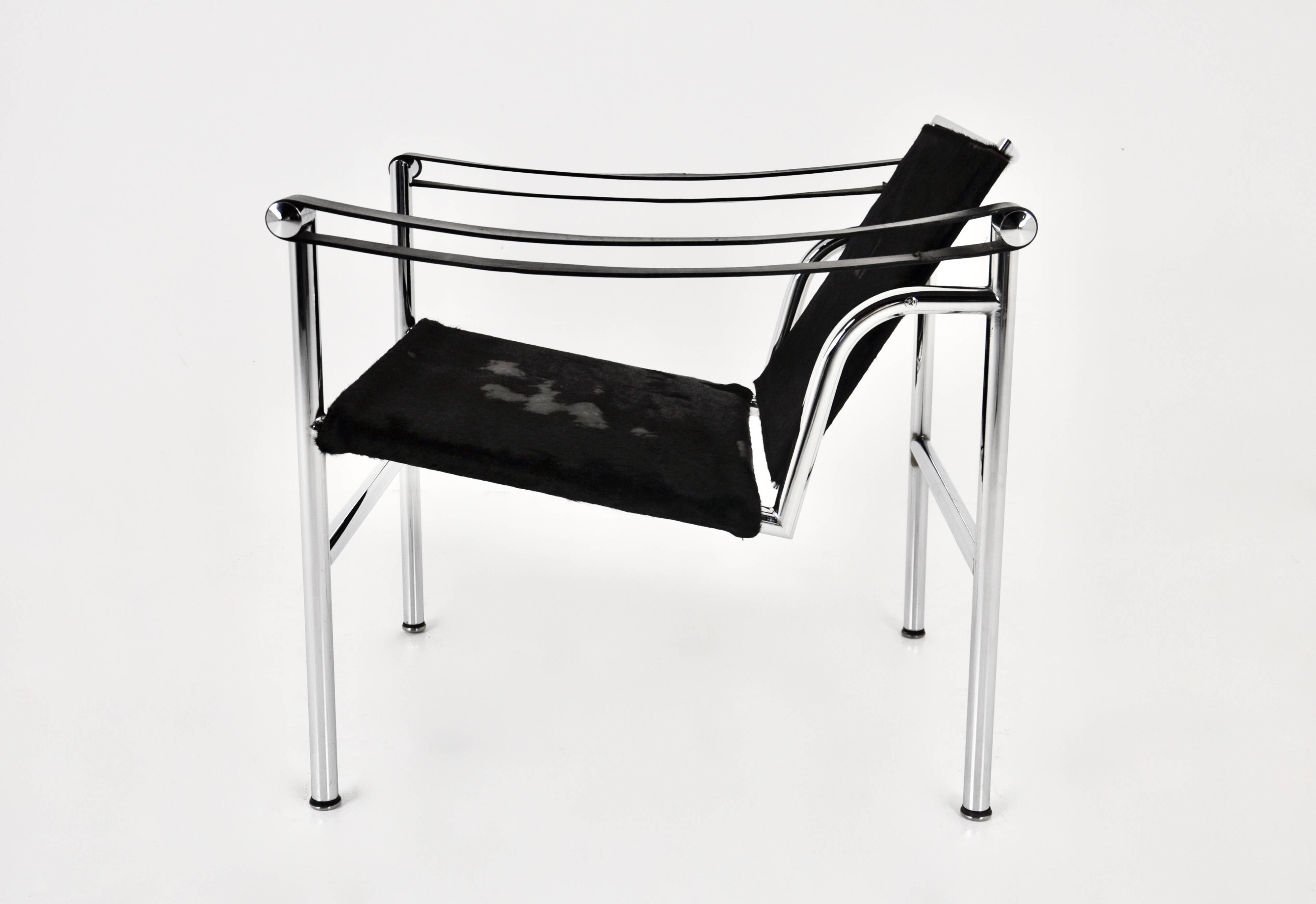 LC1 cowhide armchairs by Le Corbusier for Cassina, 1970S