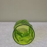 8 green Bormioli Rocco vintage glasses