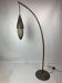 Patinated rustic copper and steel floor lamp with lantern, Indonesia 1980s