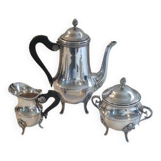 Ercuis silver-plated tea set