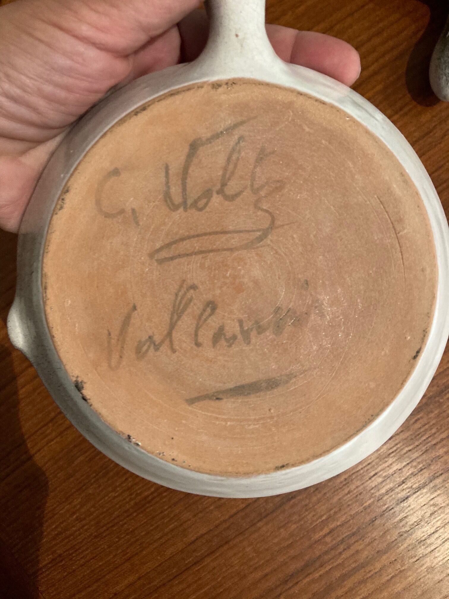 Set of two ceramic cups Vallauris Voltz