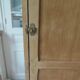 Vintage Parisian 1-door wardrobe, it has been completely cleaned, sanded, treated and waxed.