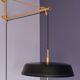 Wall lamp with telescopic counterweight Stilnovo brass