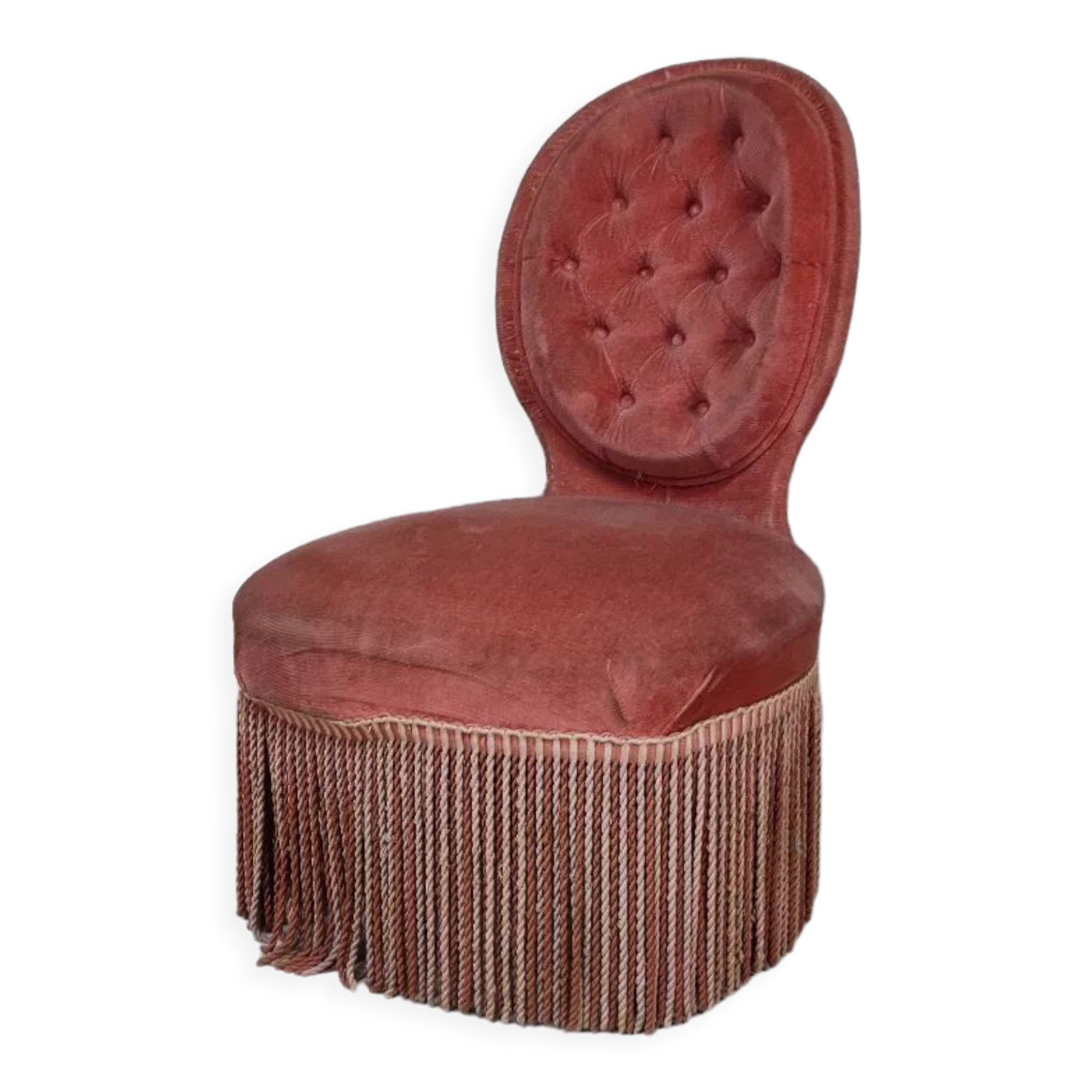 Pink toad armchair