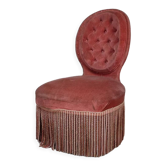 Pink toad armchair