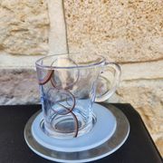 Lot de 4 tasses + sous‑tasses Senseo – Maison du Café – parfait état