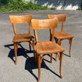 Set of 3 Baumann bistro chairs
