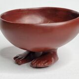 Empty pocket, Egyptian offering bowl "on feet" known as Nagada, 12 cm