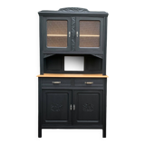 Parisian art deco buffet in solid walnut 1930