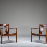 Set of Model 118 armchairs in rosewood by Grete Jalk for France & Son, 1960s
