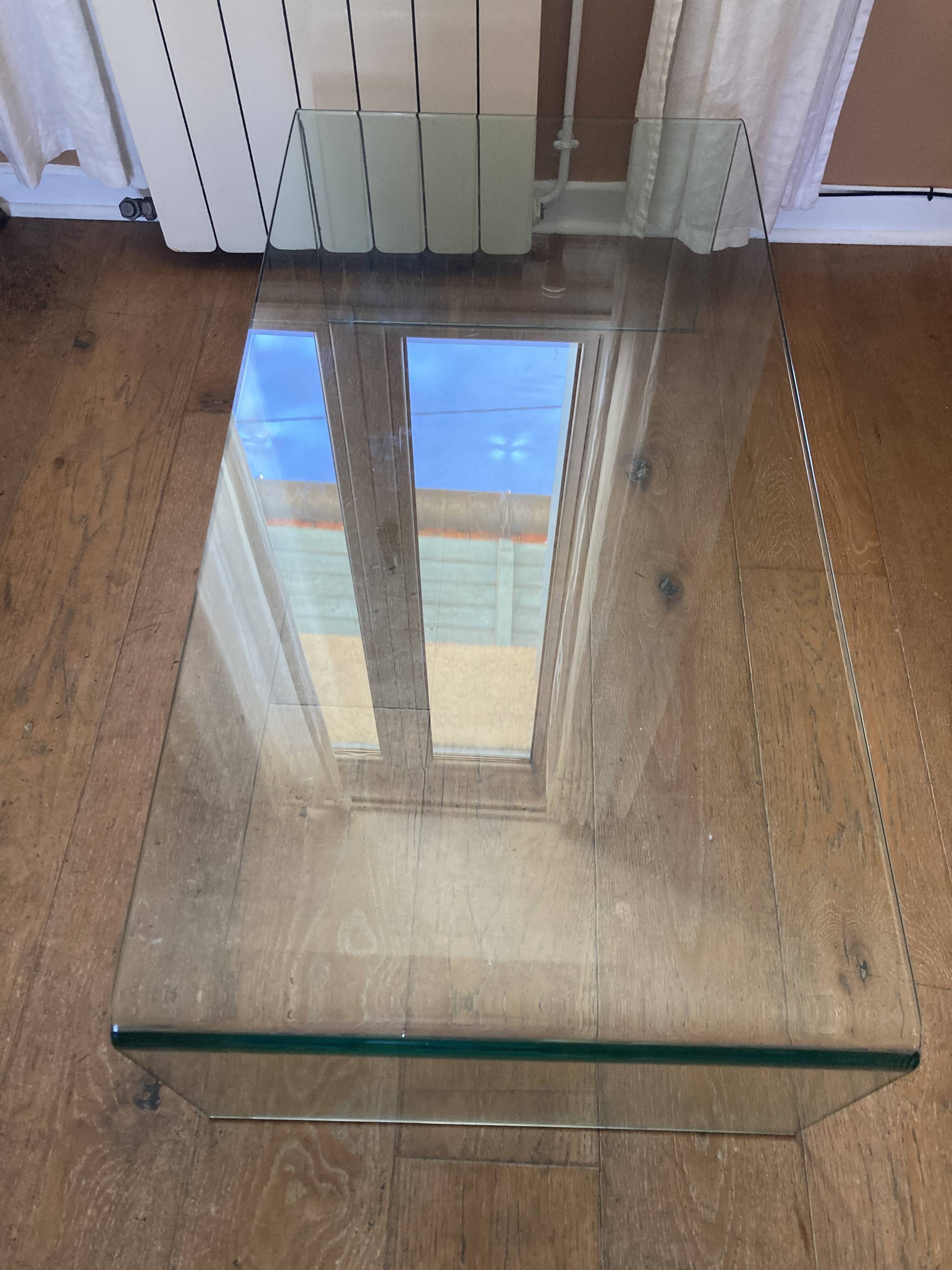 Habitat Gala tempered glass coffee table