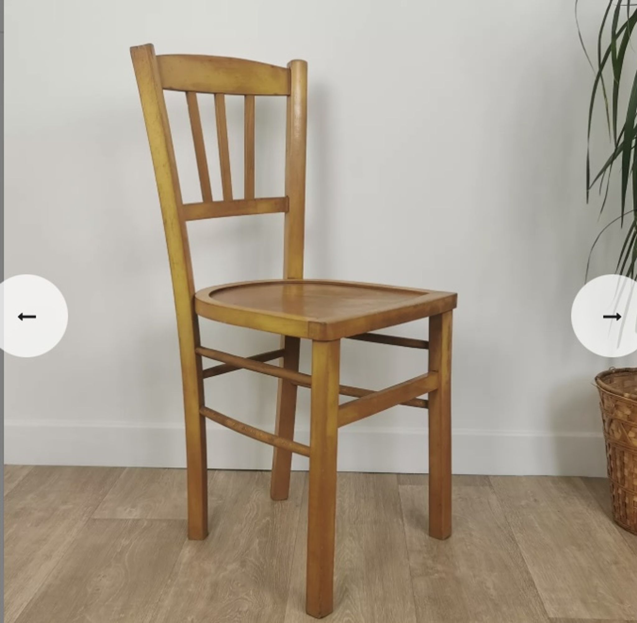 Lot de chaises bistrot  Luterma