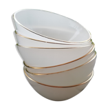 Batch of less opaline bowls