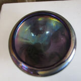 Malte blown glass ashtray, phoenician sign