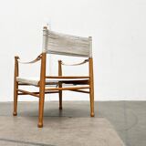 Mid-century modern Danish safari chair by Farstrup, 1960s.