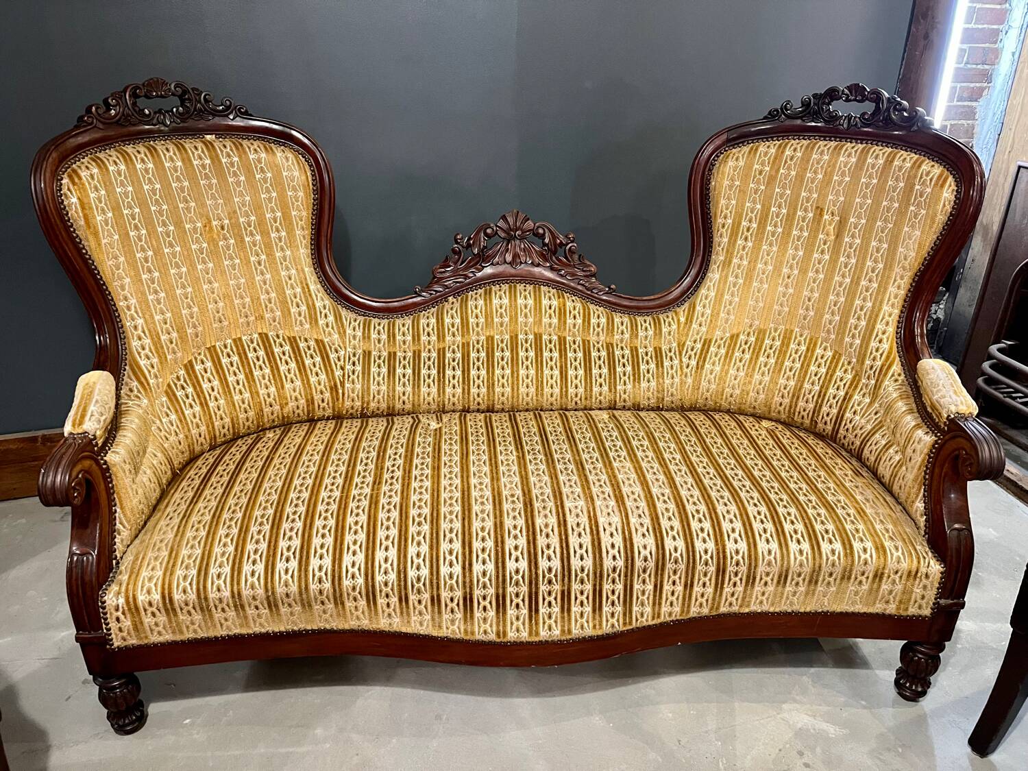 Napoleon III armchair and sofa set