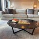 Round coffee table NV Gallery in black marble