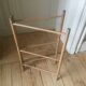 Ancien porte serviettes bois naturel