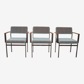 Set of 3 dining chairsn model SM17 by Cees Braakman for Pastoe, NL, 1960