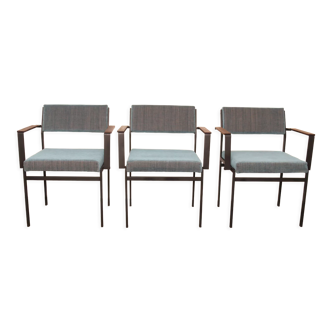 Set of 3 dining chairsn model SM17 by Cees Braakman for Pastoe, NL, 1960