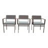 3 fauteuils modèle SM17 conçu par Cees Braakman pour Pastoe, NL, 1960