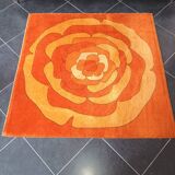 Tapis vintage 1970 Space Age