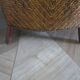 Woven rattan armchair and exotic wood in colonial style, 1980s.