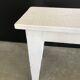 Bench patinated in white