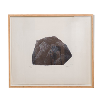 Lithographies "Raoul UBAC - silex I  Silex" originales de 1981, signées