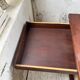 Table XXL noyer massif foncé 3m