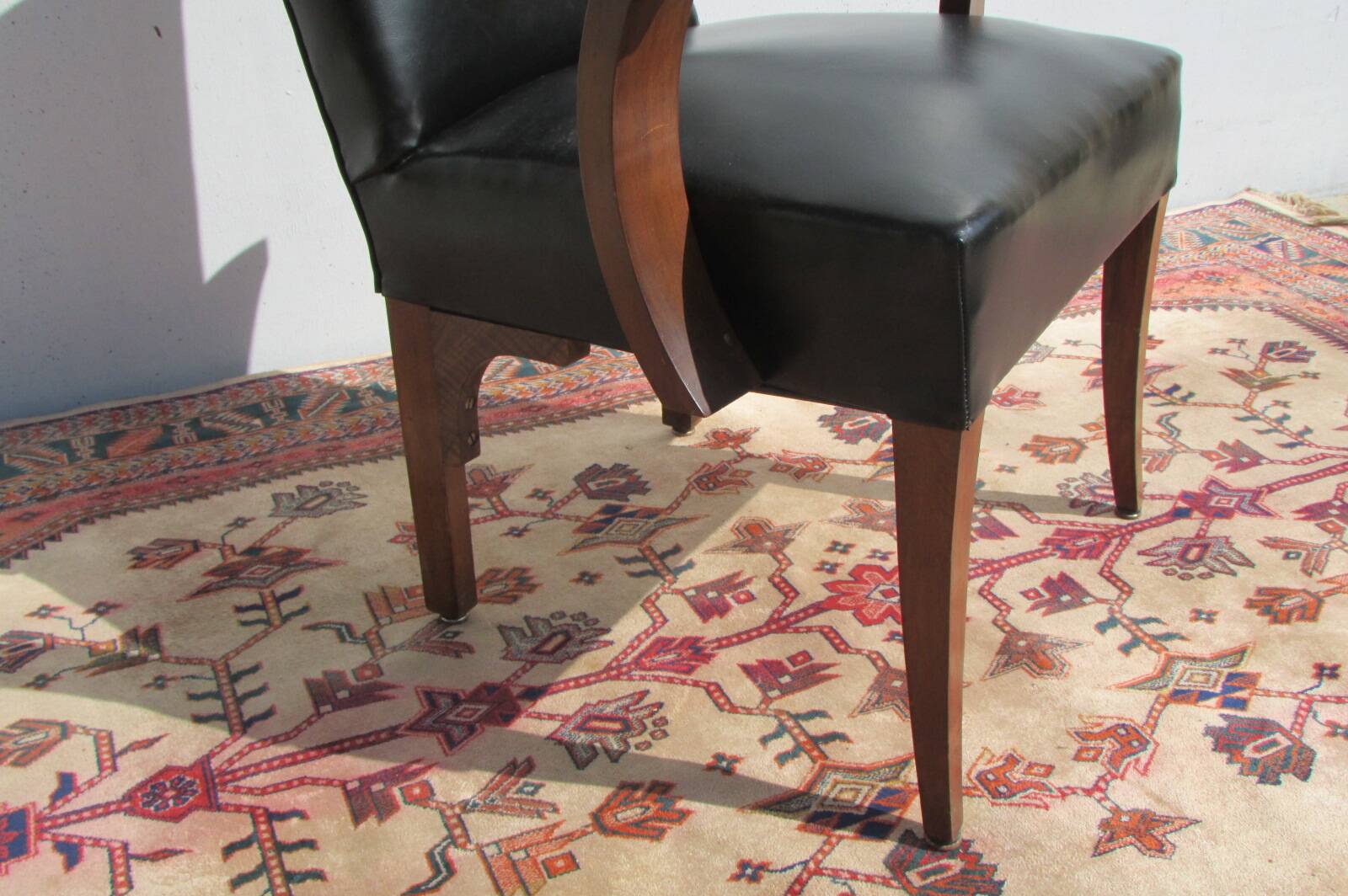 Pair of very chic 1940s bridge armchairs