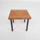Petite table d'appoint en bois et métal, Pays-Bas années 1960.