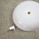 Large Mid Century Modern Italian Plexiglass and Brass Wall Lamp