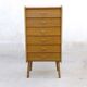 Chiffonnier vintage des années 1960 avec pieds inclinés