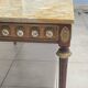 Louis XVI style coffee table - marble, porcelain medallions