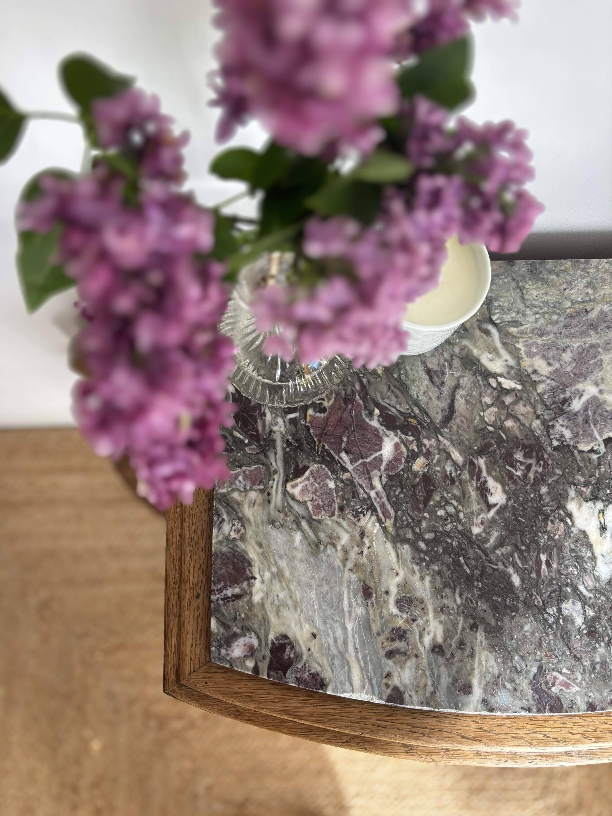Restored Art Deco bedside table or accent furniture